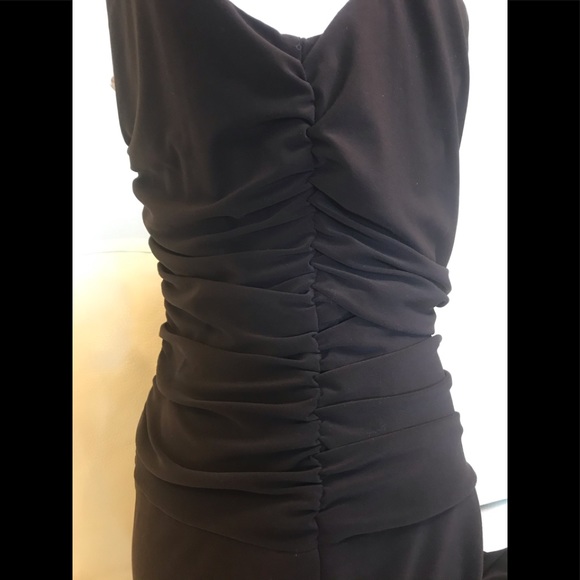 Frank Lyman Chocolate Brown Stretchy Dress - Picture 4 of 12